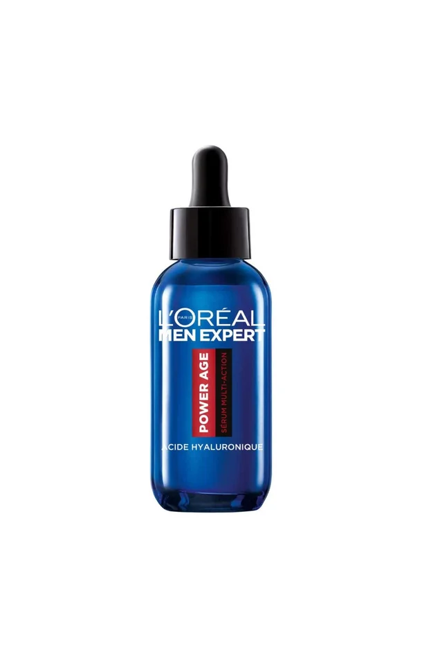 Sérum anti-âge hydratant – Power Age – Acide hyaluronique – Homme – Visage