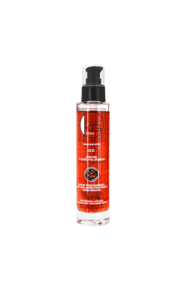 Sérum après-traitement – Kératine & acide hyaluronique – Cheveux colorés et/ou lissés – 100 ml