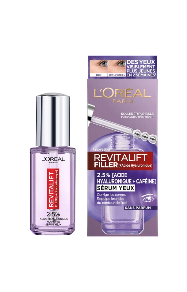 Sérum contour des yeux Revitalift Filler – Acide hyaluronique – Yeux – 15 ml