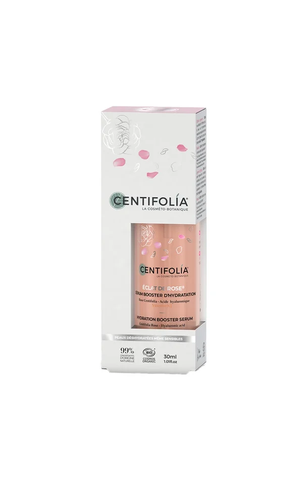 Sérum hydratant bio – Rose & acide hyaluronique – Visage