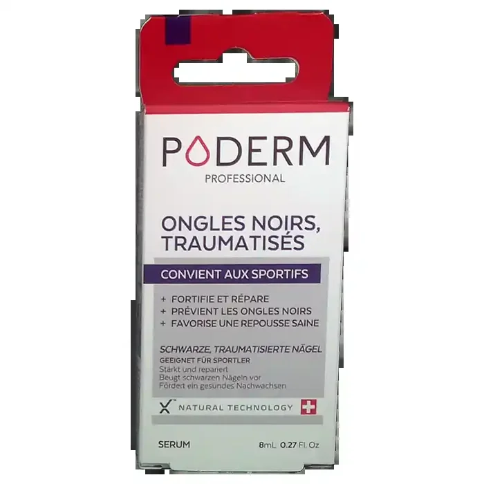 SERUM ONGLES NOIRS TRAUMATISÉS 8ML PODERM