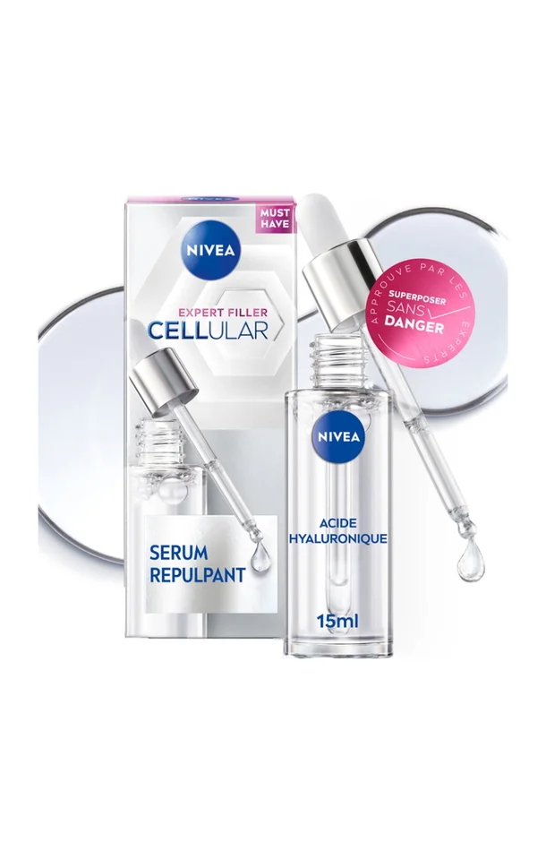 Sérum repulpant – Cellular Expert Filler – Acide hyaluronique – Visage – 15 ml