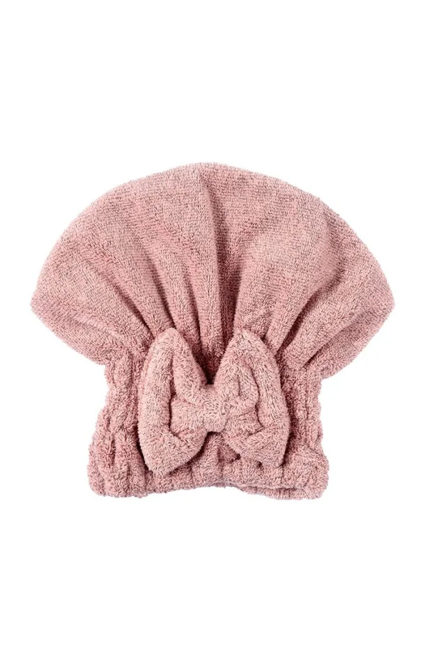 Serviette à cheveux absorbante – Rose