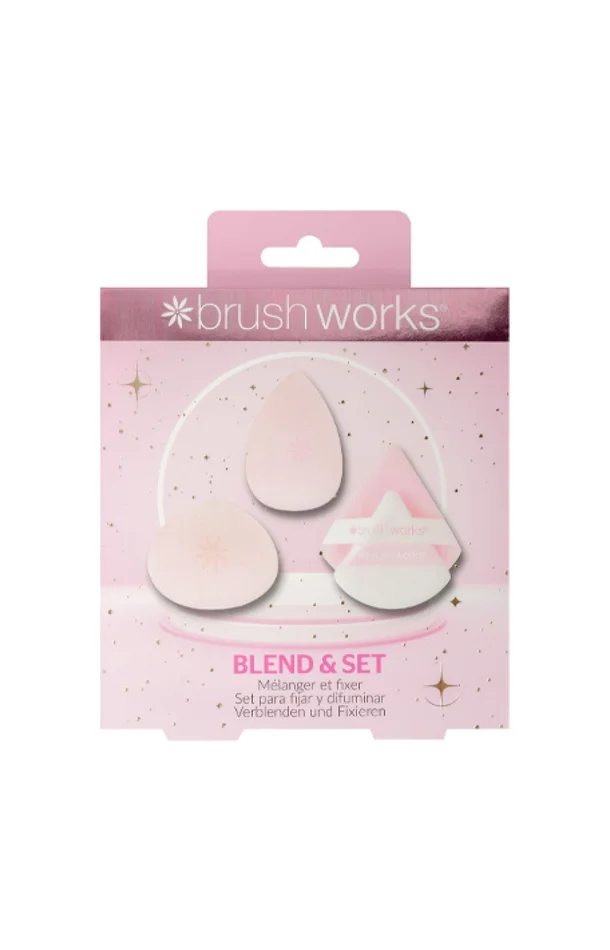 Set d’éponges blender & houppettes – Teint – 4 accessoires