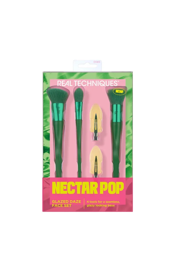 Set de 3 pinceaux et pinces cheveux – Glazed Days – Visage