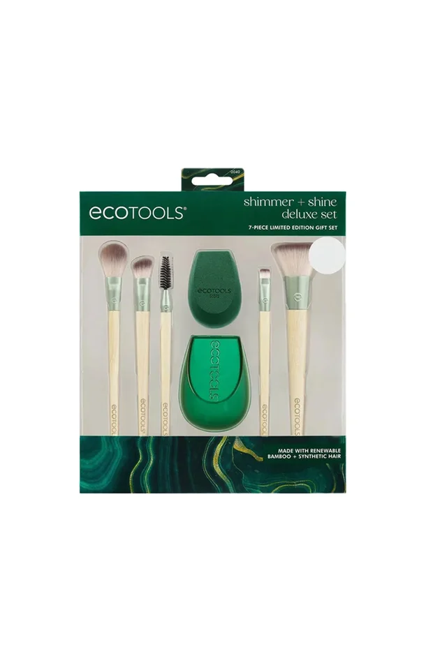 Set éponge et pinceaux – Teint & yeux – 7 pièces