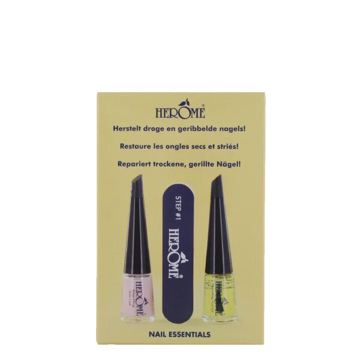 Set Pour Ongles Secs et Striés – Nourrit et Lisse