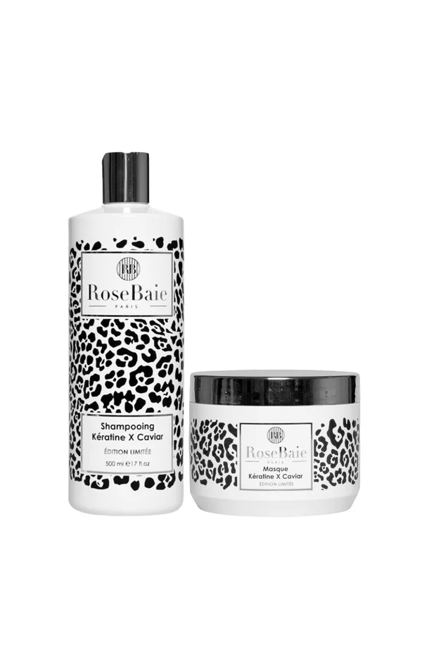 Shampoing & masque – Kératine & caviar – 2 produits