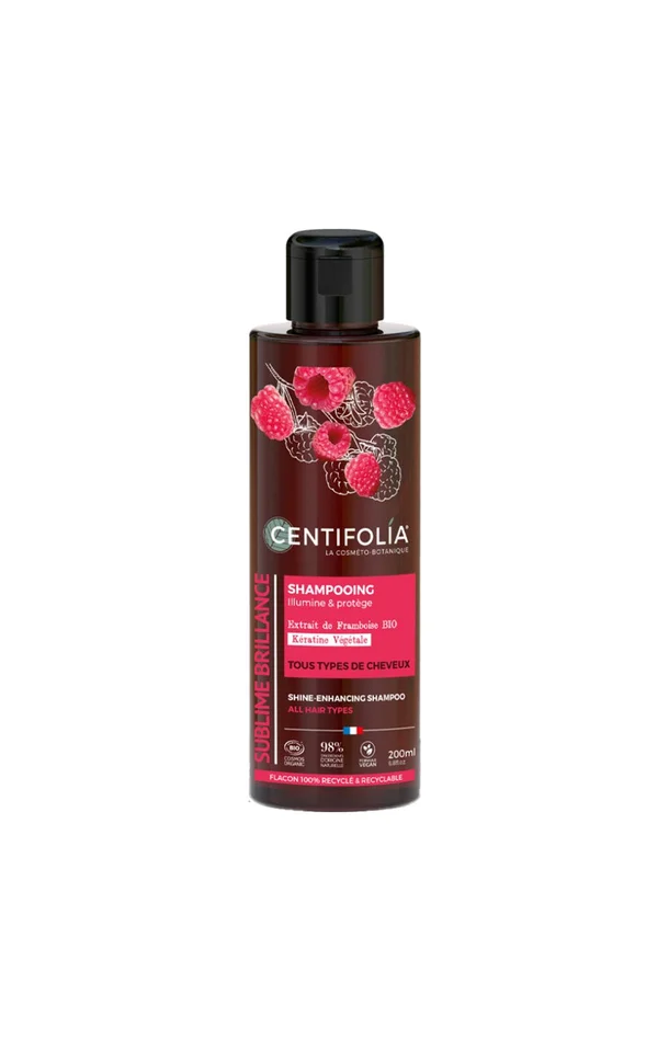 Shampoing brillance bio – Framboise – Cheveux