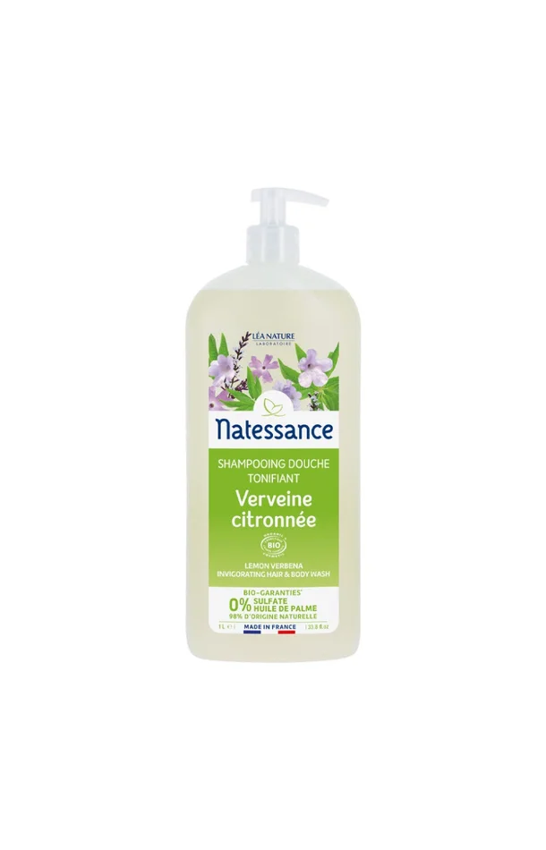 Shampoing douche tonifiant bio – Verveine citronnée – 1 L