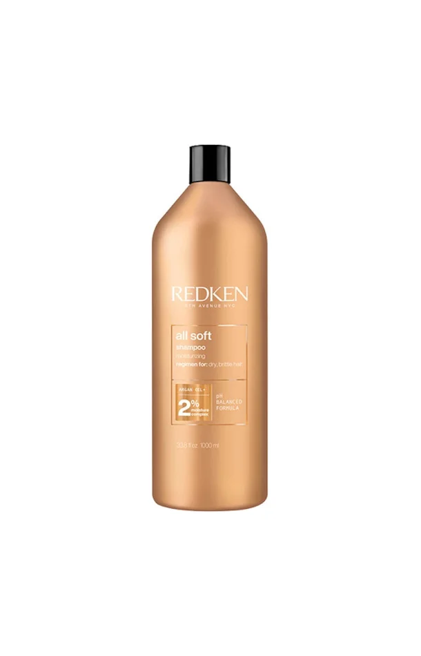 Shampoing doux – All Soft – Huile d’argan – Cheveux secs & fragiles