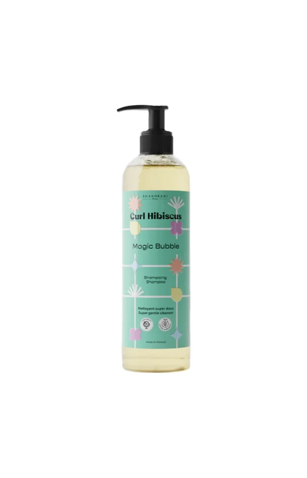 Shampoing doux – Curl Hibiscus – Aloe vera – Cheveux ondulés à crépus – 1 L