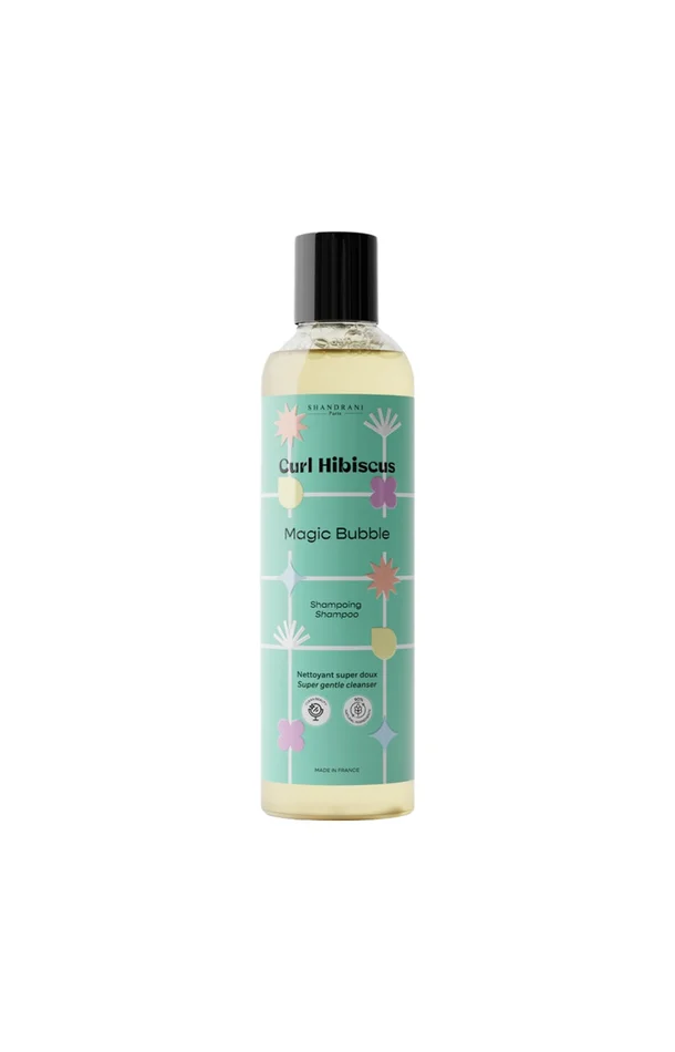 Shampoing doux – Curl Hibiscus – Aloe vera – Cheveux ondulés à crépus – 250 ml