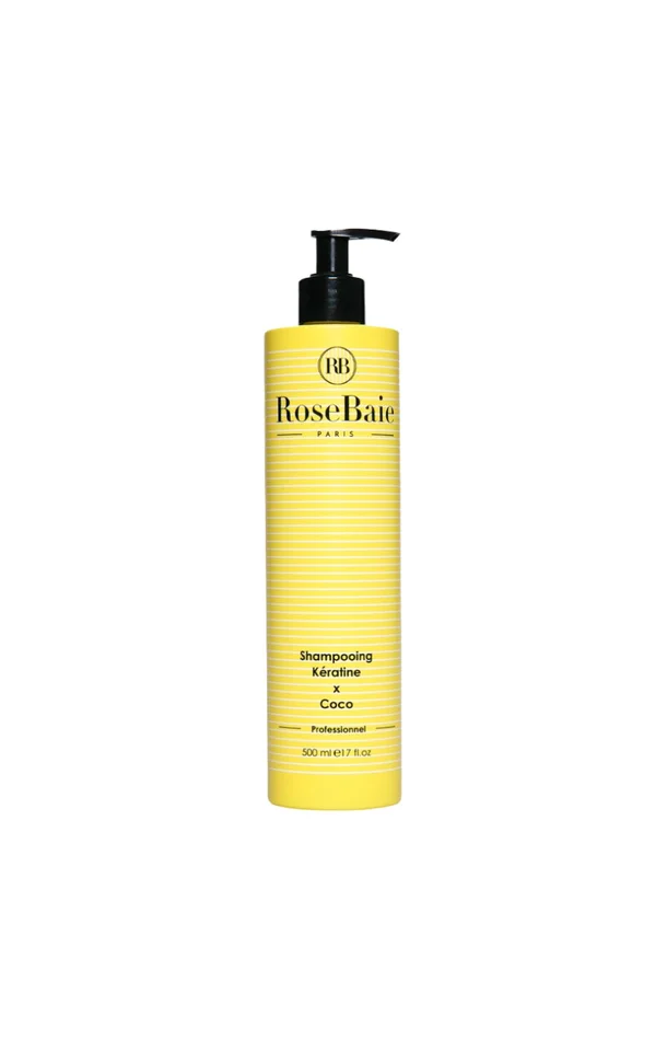 Shampoing hydratant & protecteur – Kératine & huile de coco