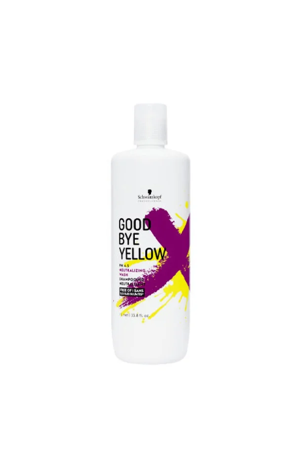 Shampoing neutralisant – Goodbye Yellow – Blonds clairs à blonds moyens