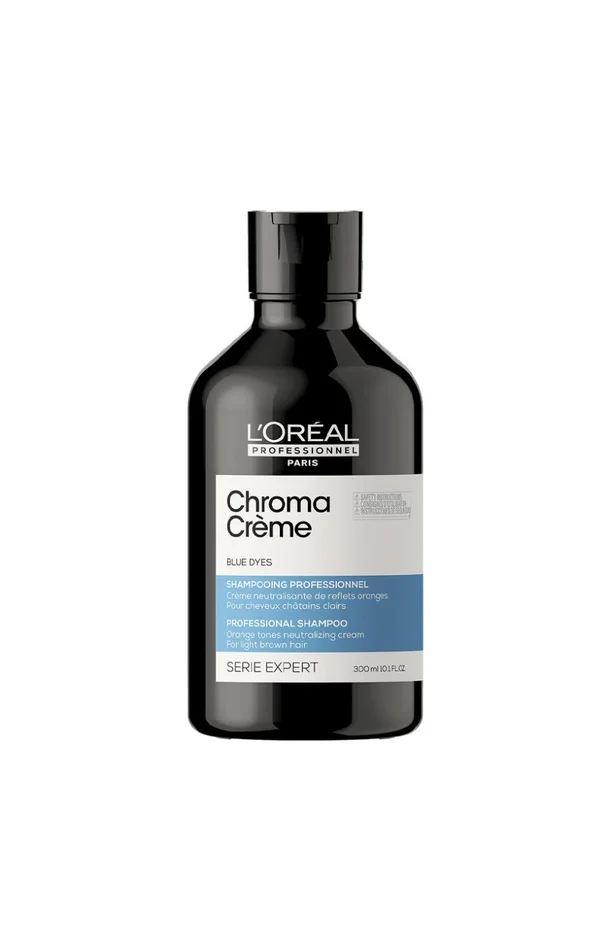Shampoing neutralisant reflets oranges – Chroma Blue – Cheveux châtains clairs