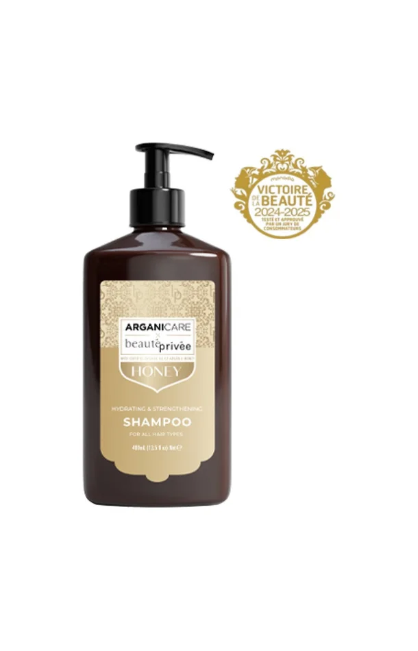 Shampoing nourrissant & hydratant – Miel – Cheveux secs & abîmés – 400 ml