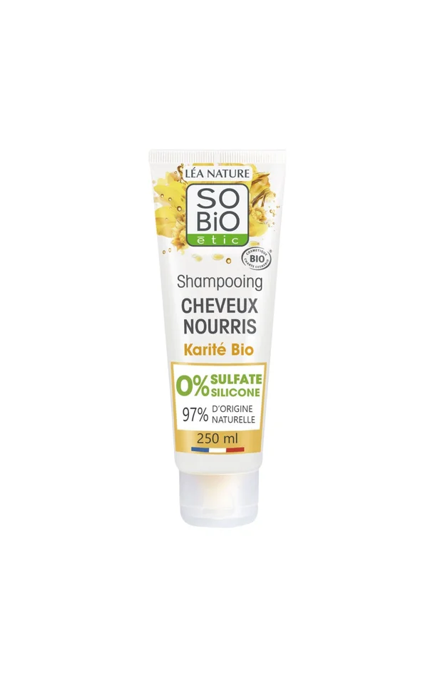 Shampoing nourrissant bio – Karité – Cheveux secs à très secs – 250 ml