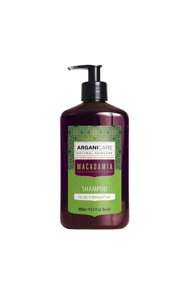 Shampoing réparateur – Argan & macadamia – Cheveux secs & abîmés – 400 ml
