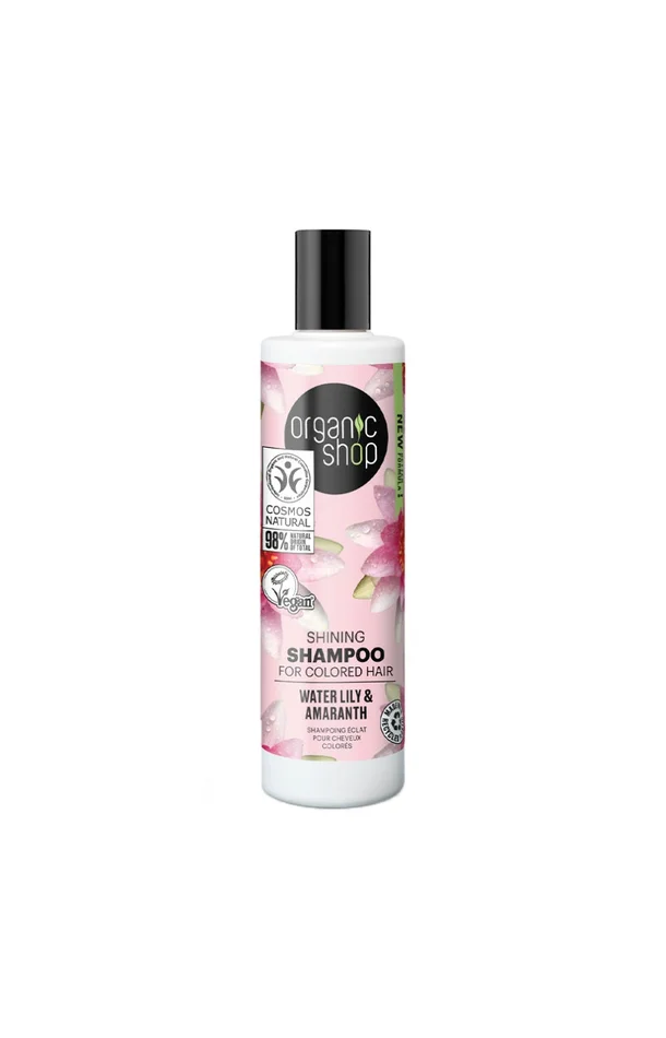 Shampoing revitalisant – Nenuphar & amarante – Cheveux colorés – 280 ml