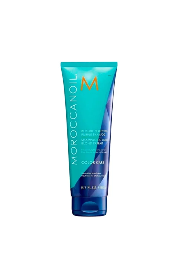 Shampoing violet – Blond parfait – Huile d’argan – Cheveux blonds ou colorés – 200 ml
