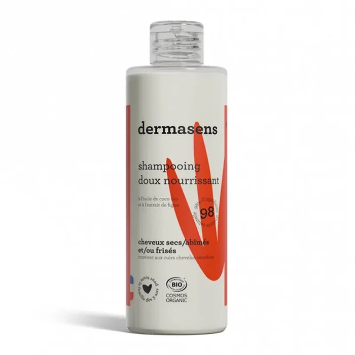 Shampooing Bio Nourrissant – Cheveux secs, abîmés et frisés – 400ml