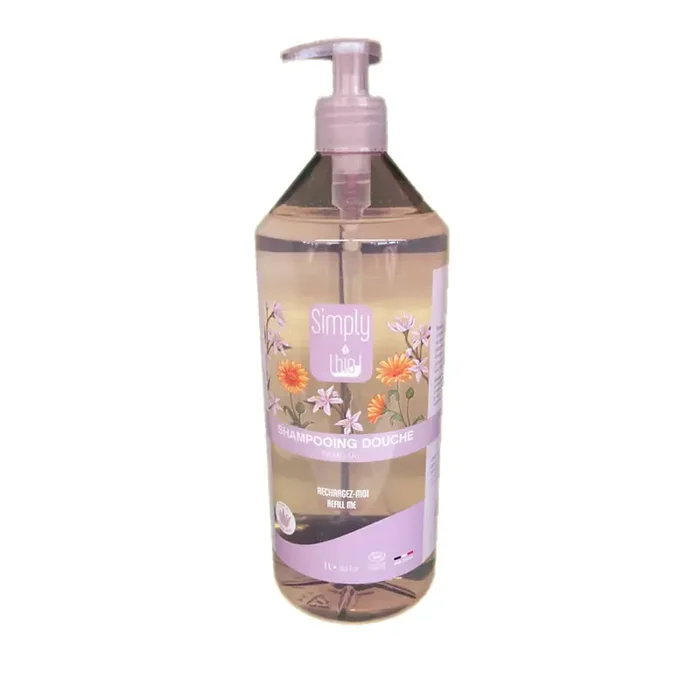 SHAMPOOING DOUCHE FAMILIAL 1 LITRE SIMPLY BIO