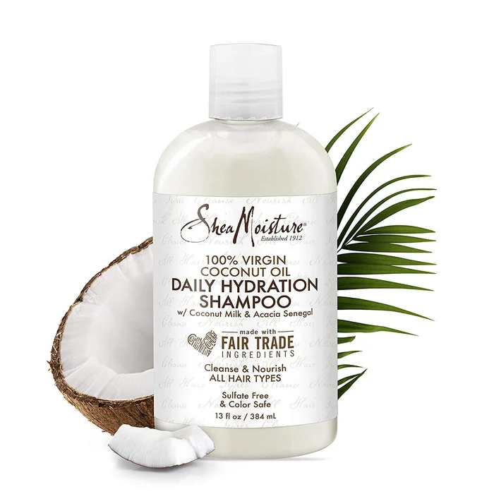 SHEA MOISTURE 100% VIRGIN COCONUT OIL ≡ Shampooing Hydratant
