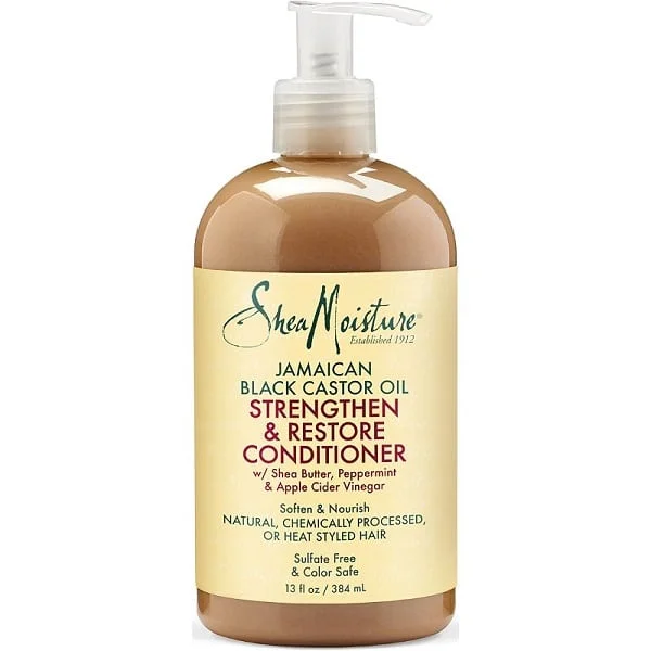 Shea Moisture APRES SHAMPOOING Conditioner JAMAICAN BLACK CASTOR OIL -Ricin- (GROW & RESTORE) 384ml