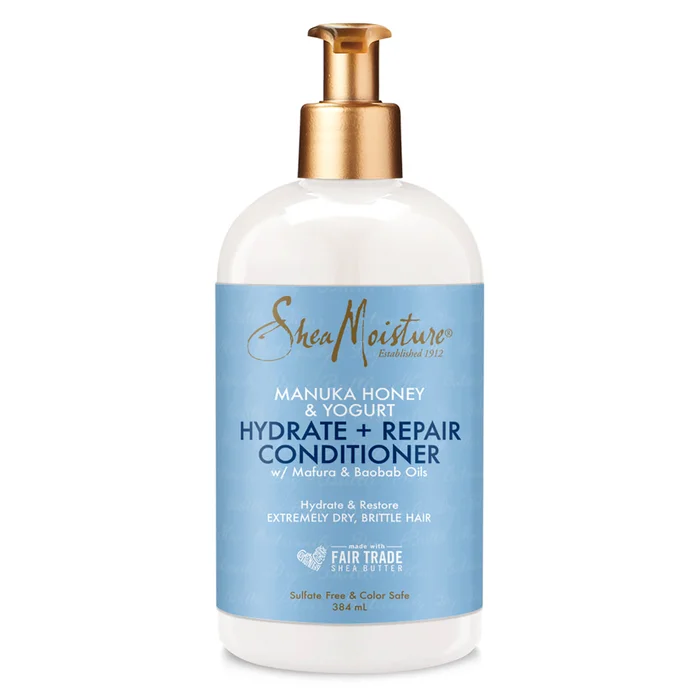 Shea Moisture Après-shampooing Hydratant et Réparateur au Miel de Manuka et au Yaourt 369 g