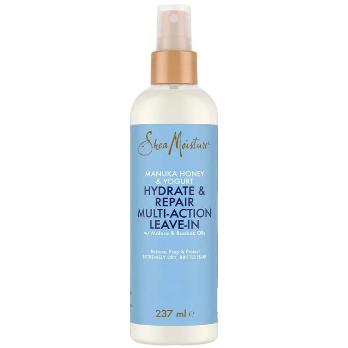 Shea Moisture Après-shampooing Sans Rinçage Hydratant et Réparateur au Miel de Manuka et au Yaourt 237 ml