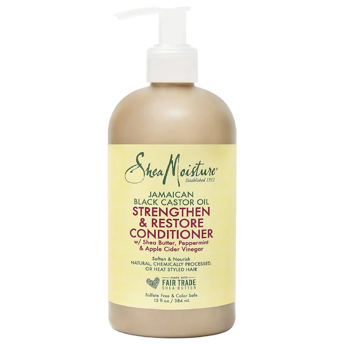SHEA MOISTURE JAMAICAN BLACK CASTOR ≡ Après-Shampooing Croissance