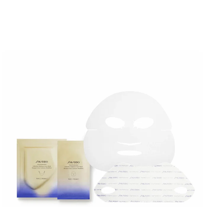 Shiseido Vital Perfection Masque Éclat Contours Redéfinis (Paquet de 6)