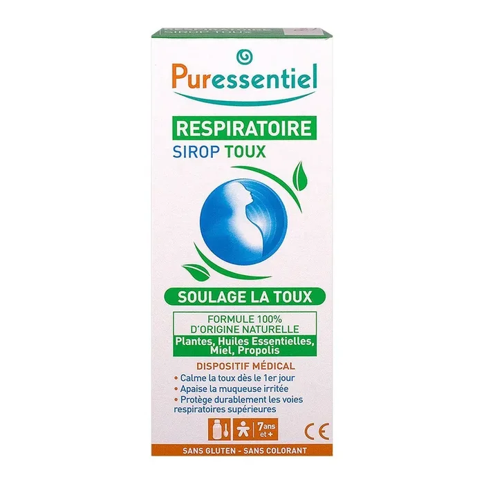 Sirop Toux Respiratoire – Soulage la gorge de la toux – 125ml