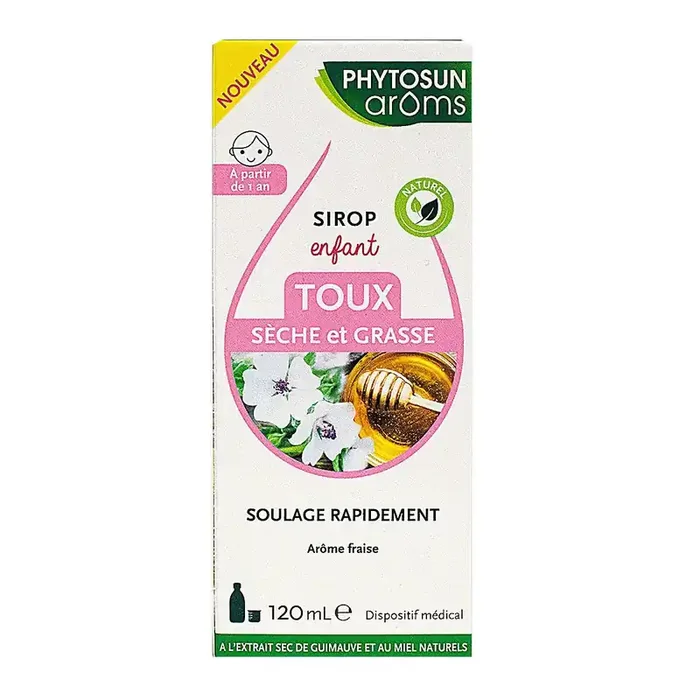 Sirop toux sèche & grasse enfant 120ml