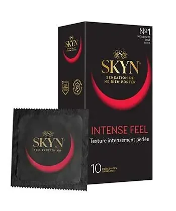 Skyn Intense Feel – 10 préservatifs texture perlée + 2 OFFERTS