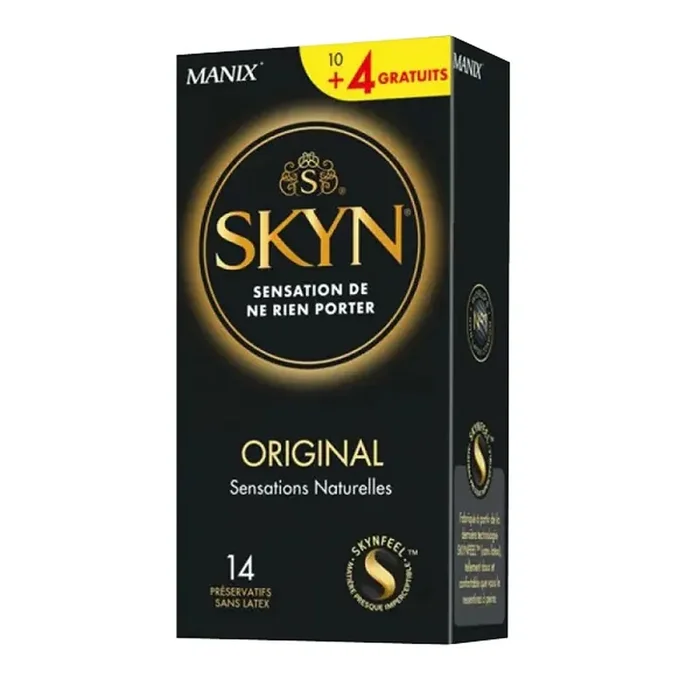 SKYN Original – 10 Préservatifs + 4 Préservatifs GRATUITS