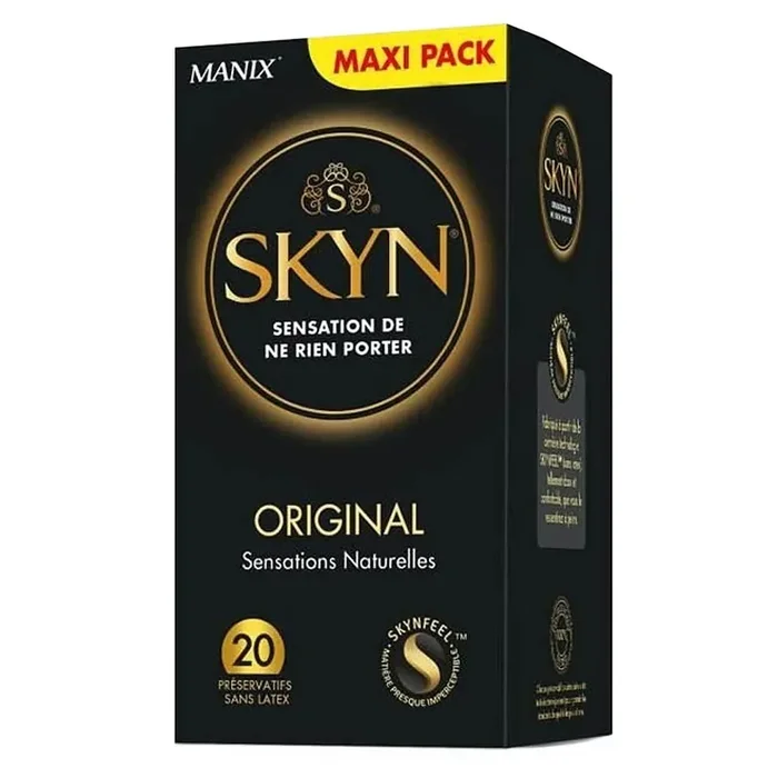 Skyn Original – Sensations Naturelles – 20 préservatifs sans latex