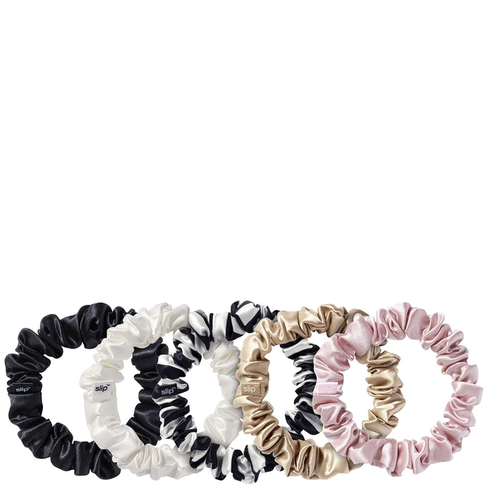 Slip Silk Midi Scrunchies – Multi (Pack of 5)