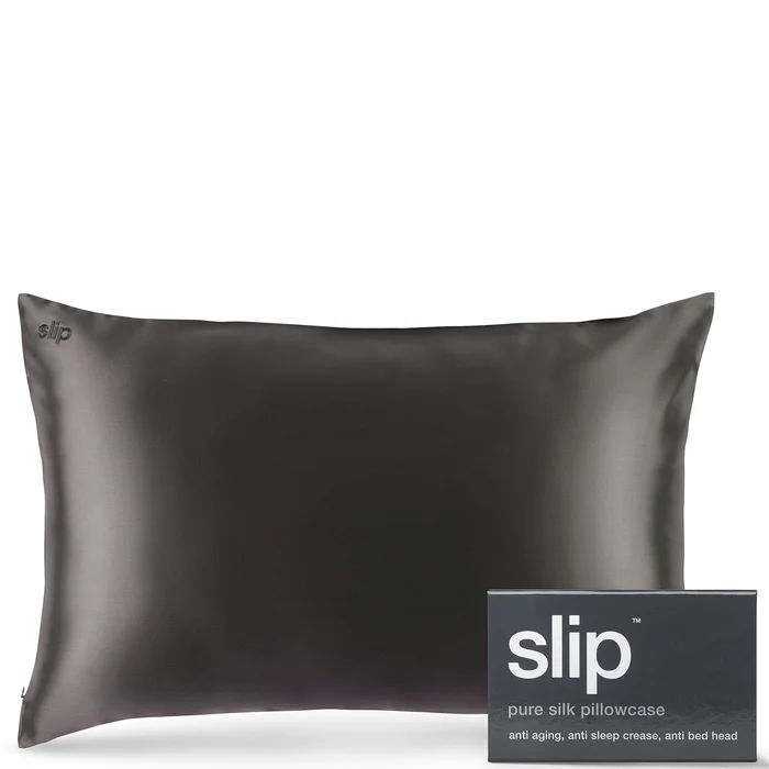 Slip Silk Pillowcase – Queen – Charcoal