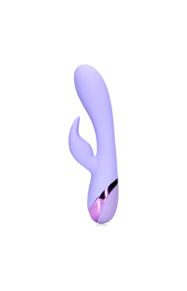 Smooth Silicone Rabbit Vibrator – Digital Lavender