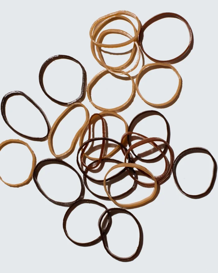 Snag-Free Elastic Hair Ties, 1000-Pack, Café