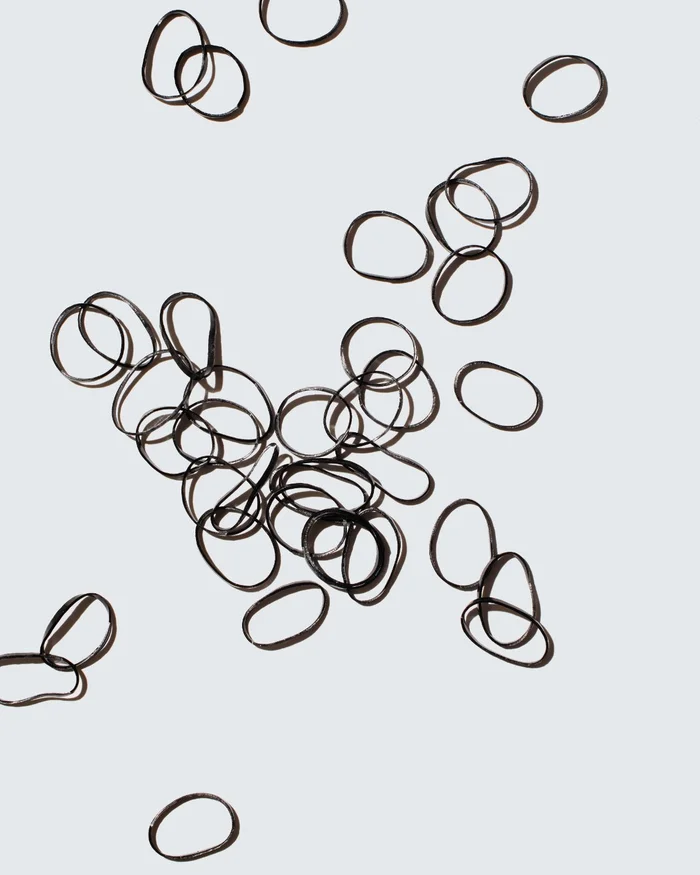 Snag-Free Elastic Hair Ties, 1000-Pack, Noir