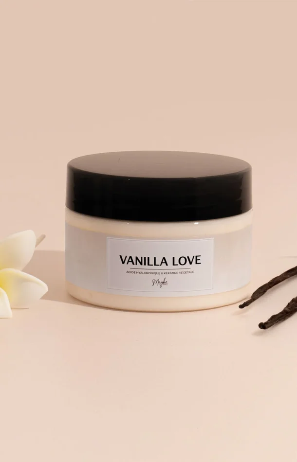 Soin à l’acide hyaluronique & kératine végétale – Vanilla love – Cheveux