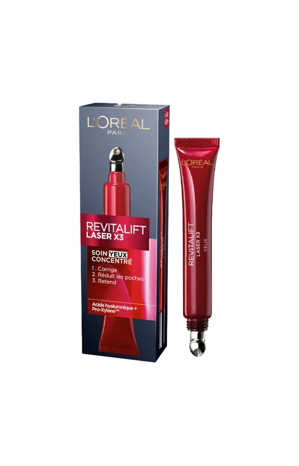 Soin contour des yeux – Revitalift Laser – Acide hyaluronique – Visage