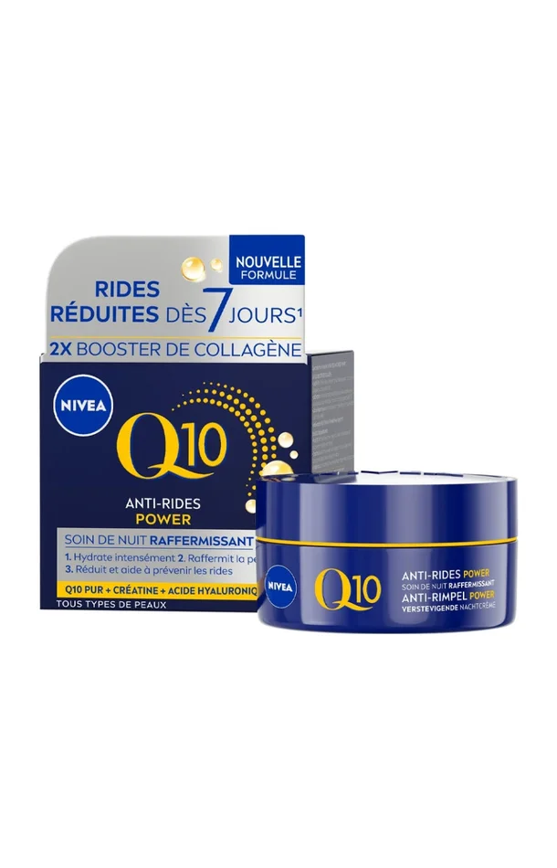 Soin de nuit raffermissant – Q10 Power – Peaux matures – 50 ml