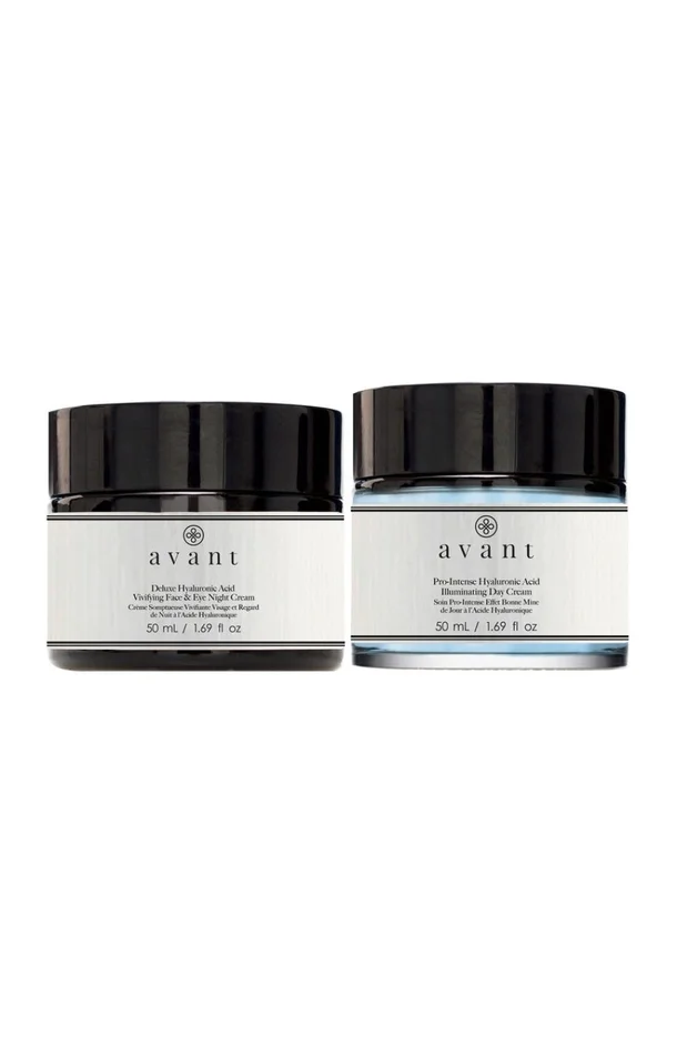 Soin effet bonne mine & crème – Jour & nuit – Peaux sèches & ternes – Visage & yeux – 2 x 50 ml