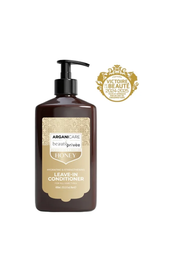 Soin hydratant protecteur sans rinçage – Miel – Cheveux secs & abîmés – 400 ml