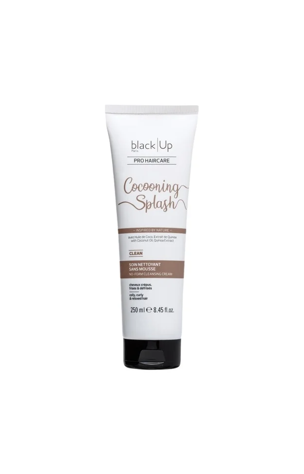 Soin nettoyant sans mousse – Cocooning Splash – Cheveux crépus, frisés & défrisés – 250 ml