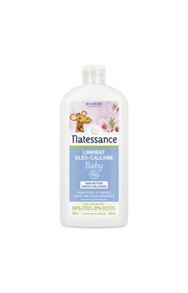 Soin pour le change bio – Liniment oléocalcaire – Bébé – 500 ml